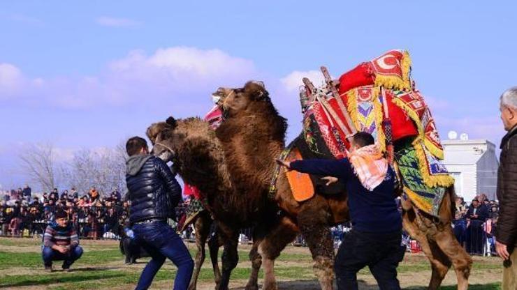 Develer Kemalpaşada güreşti
