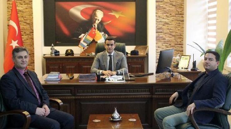 Başhekimden kaymakama veda ziyareti