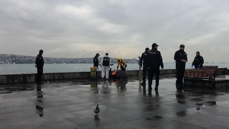 Beşiktaş sahilinde silahla intihar