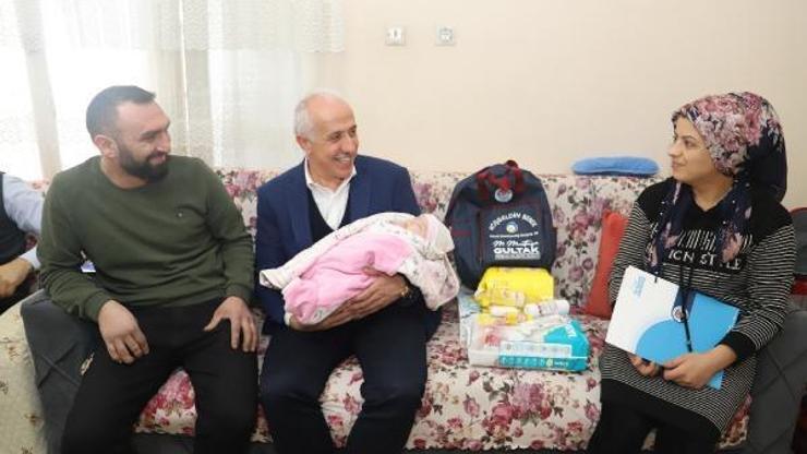 Akdeniz Belediyesinden Hoş Geldin bebek projesi