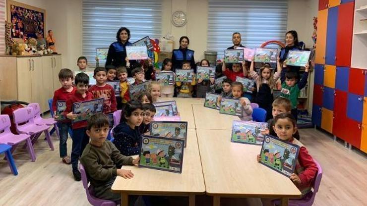 Anasınıfı öğrencilerine polis tanıtıldı