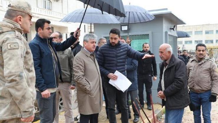 Vali Doğan Afrinde incelemelerde bulundu