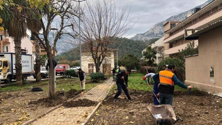 Kemere yeni parklar kazandırılıyor