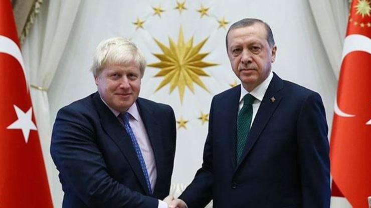Cumhurbaşkanı Erdoğan, Johnson ile görüştü