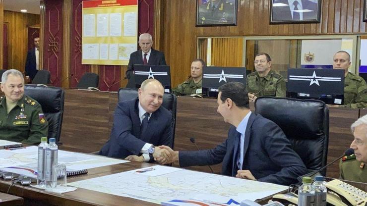 Vladimir Putin, Beşar Esad ile görüştü