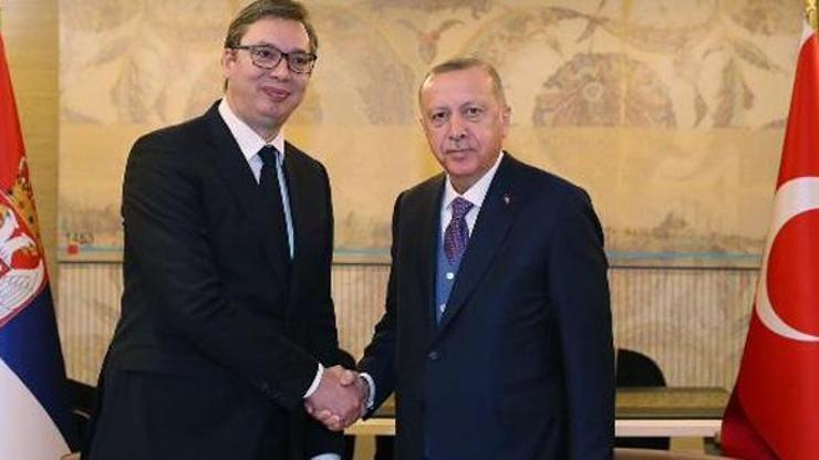 Cumhurbaşkanı Erdoğan Sırbistan Cumhurbaşkanı ile görüştü