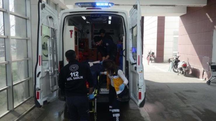 Minibüsün çarptığı yaya yaralandı