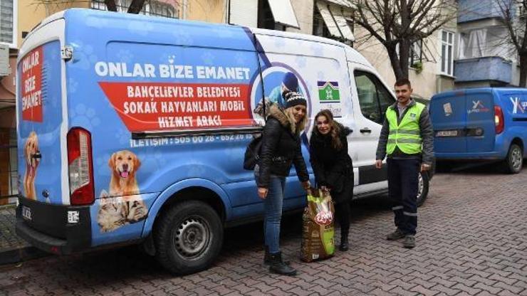 Bahçelievler Belediyesi, sokak hayvanlarına 25 ton mama dağıttı