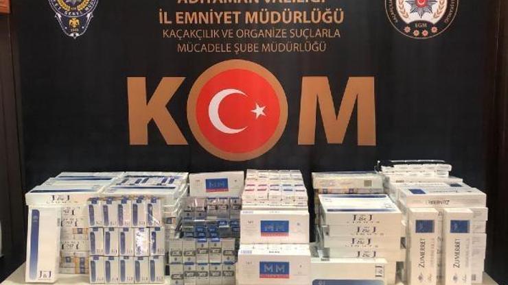 Adıyamanda kaçak sigaraya gözaltı
