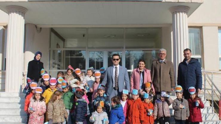 Miniklerden idarecilere ziyaret