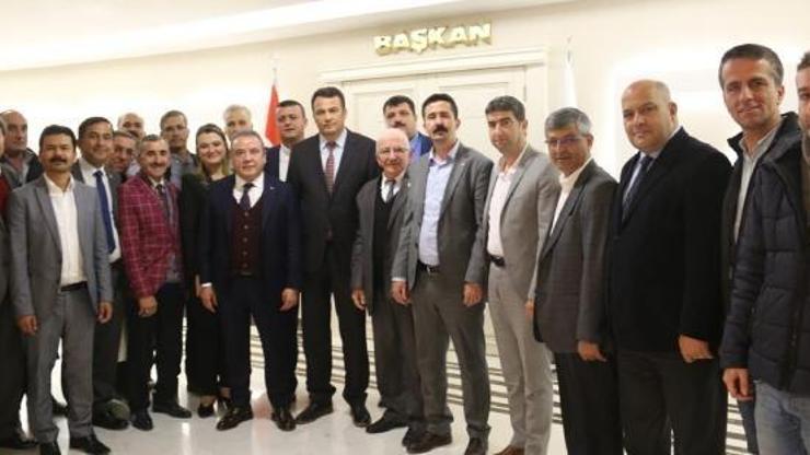 Kaş heyetinden Büyükşehire çıkarma
