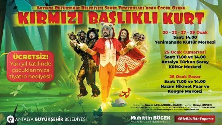 Kırmızı Başlıklı Kurt çocuklarla buluşuyor
