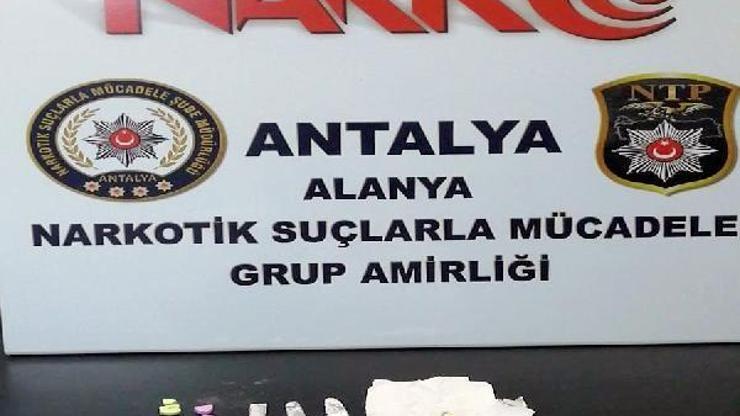 Alanyada uyuşturucu operasyonuna 3 gözaltı