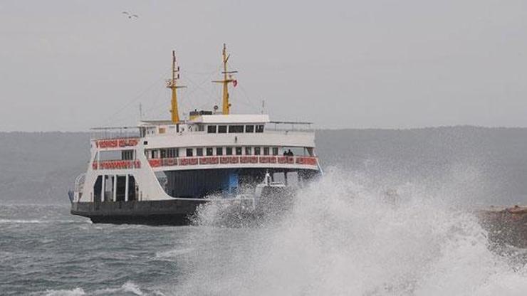 Deniz ulaşımına fırtına engeli