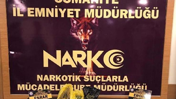 Osmaniyede, uyuşturucu tacirinin evine baskın