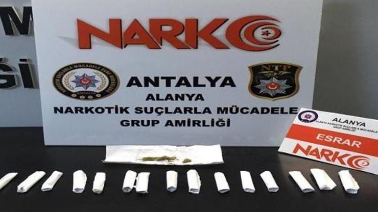 Alanya’da uyuşturucu operasyonu