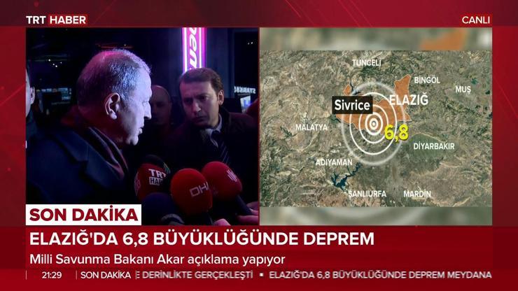 Son dakika Elazığ depremiyle ilgili Hulusi Akardan açıklama