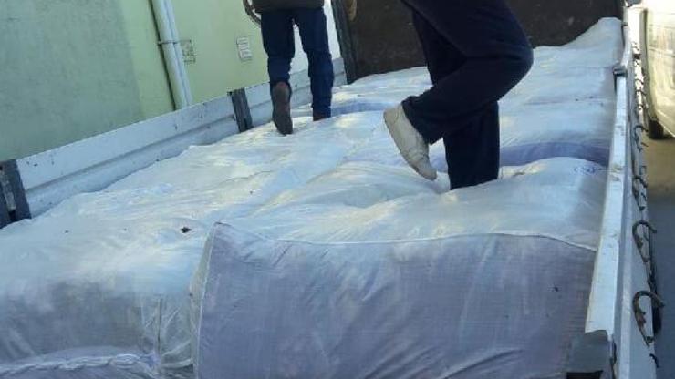 Nazilliden depremzedelere battaniye yardımı