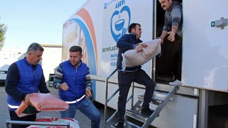 Antalyadan Elazığa yardım konvoyu gitti