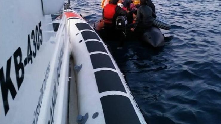 Ayvalık açıklarında 40 kaçak göçmen yakalandı
