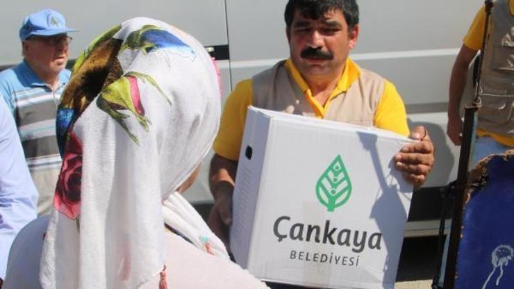 Çankaya Belediyesi, ihtiyaç sahiplerine yardımlarını sürdürüyor