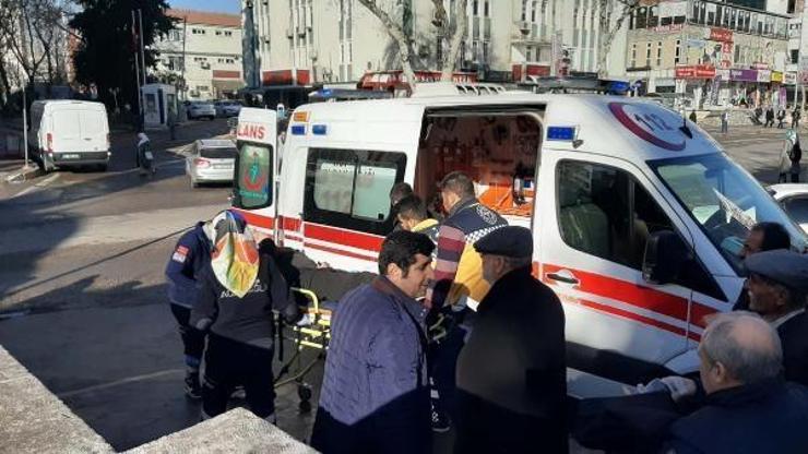 Otomobilin çarptığı yaya yaralandı