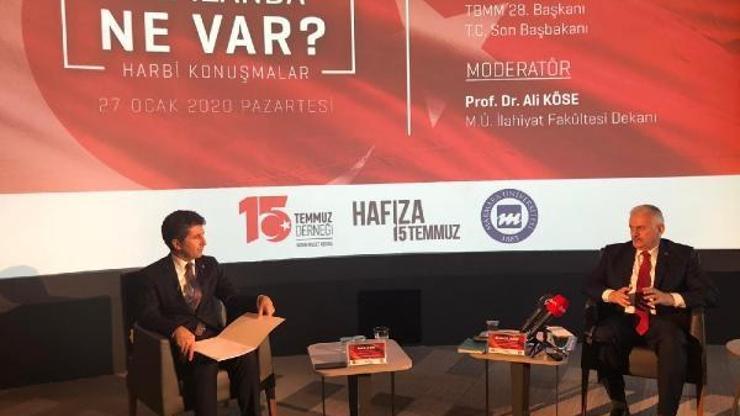 Binali Yıldırım 15 Temmuzda yaşadıklarını anlattı