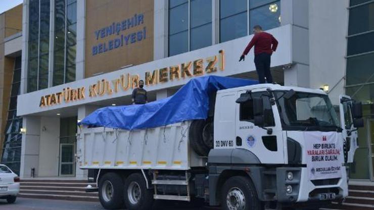 Deprem bölgesine yardımlar yola çıktı