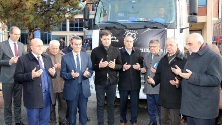Çerkezköyün depremzedelere yardımı yola çıktı