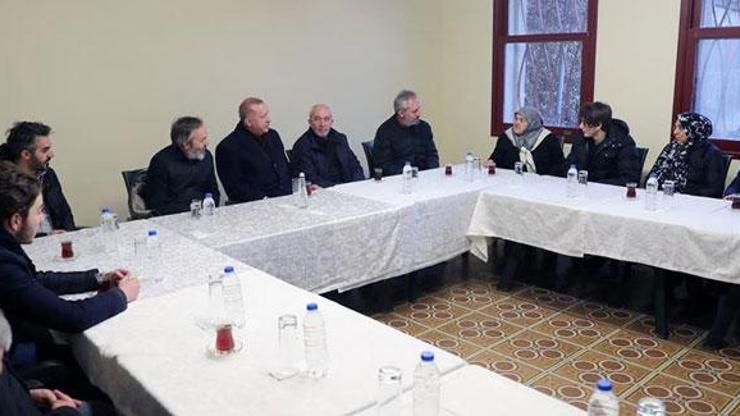 Cumhurbaşkanı Erdoğandan Olçok ailesine taziye ziyareti