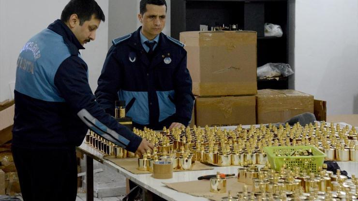 Bodrum katında sahte parfüme 2 gözaltı