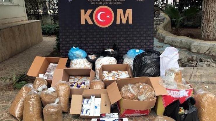 Osmaniyede kaçak sigara ve tütün operasyonu