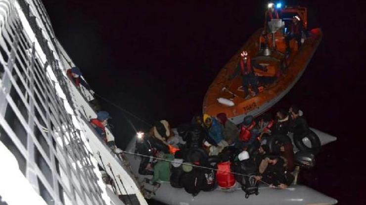 Seferihisar açıklarında, 29 kaçak göçmen yakalandı