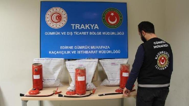 Trakya Gümrük, uyuşturucu yakalama miktarında 1inci oldu