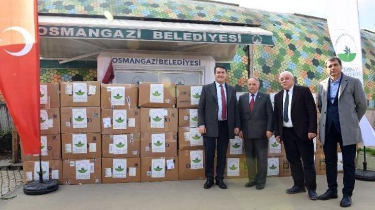 Depremzedeler için yardım malzemesi gönderildi
