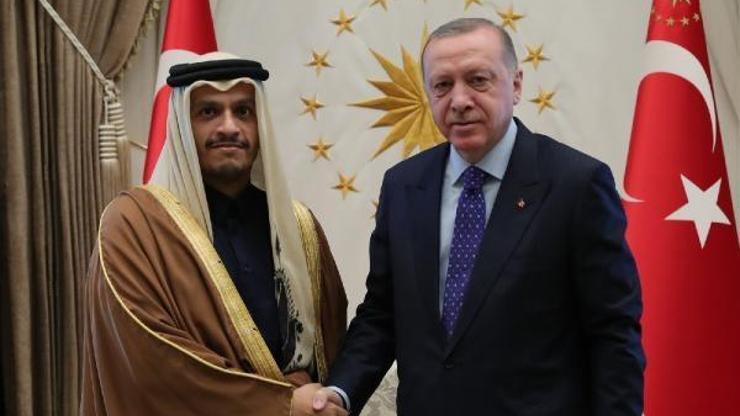 Cumhurbaşkanı Erdoğan, Katar Başbakan Yardımcısı Al Thaniyi kabul etti