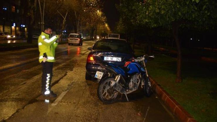 Devrilen motosikletin sürücüsü öldü