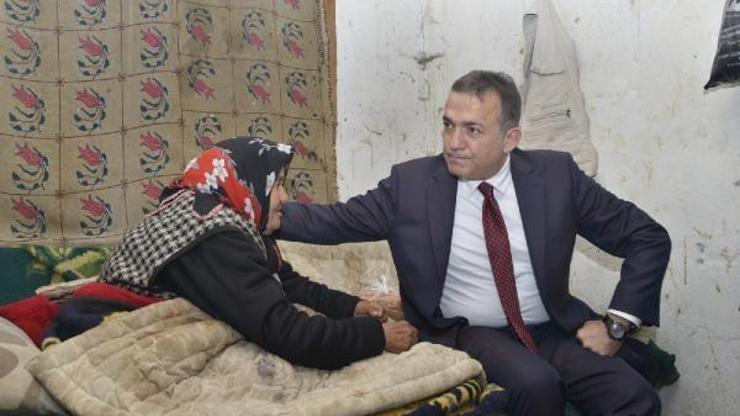 74 yaşındaki felçli kadına yardım eli