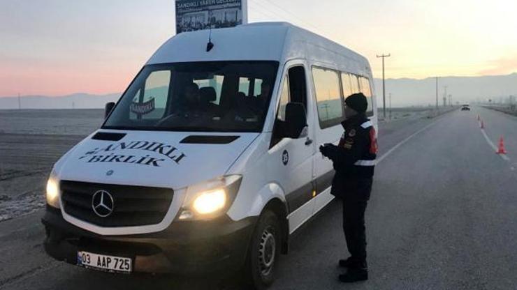 Jandarma, öğrenci ve işçi servislerini denetledi