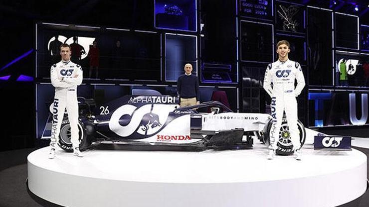 Formula 1in yeni takımı Scuderia AlphaTauri Honda tanıtıldı