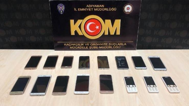 Adıyamanda kaçak cep telefonuna 1 gözaltı