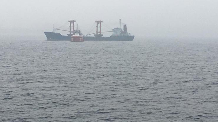 Son dakika... Çanakkale Boğazında gemi yangını