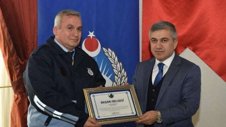 Altındağ zabıtasına başarı belgesi