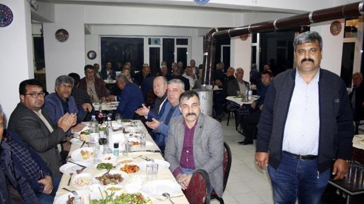 Serikli muhtarlar yemekte buluştu