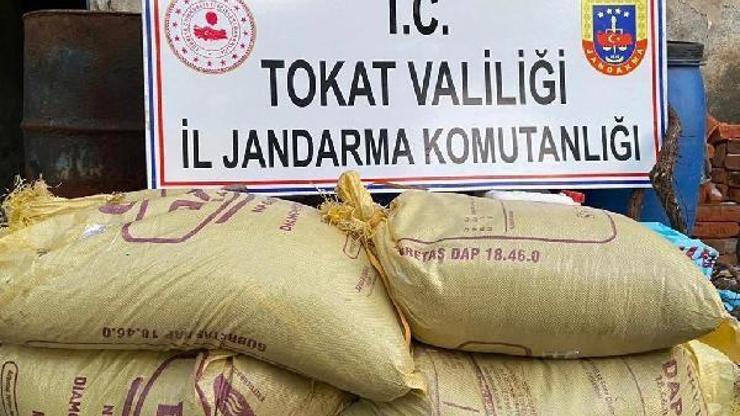 Tokatta 2 ton 100 kilo sahte gübre ele geçirildi