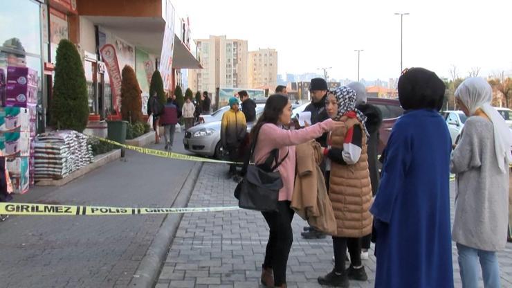 Züccaciye dükkanı önünde silahlı saldırı