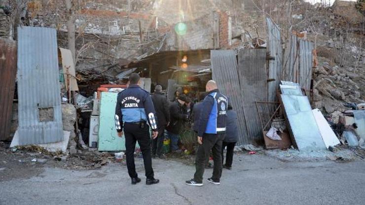 Altındağda kaçak hurdacılara denetim