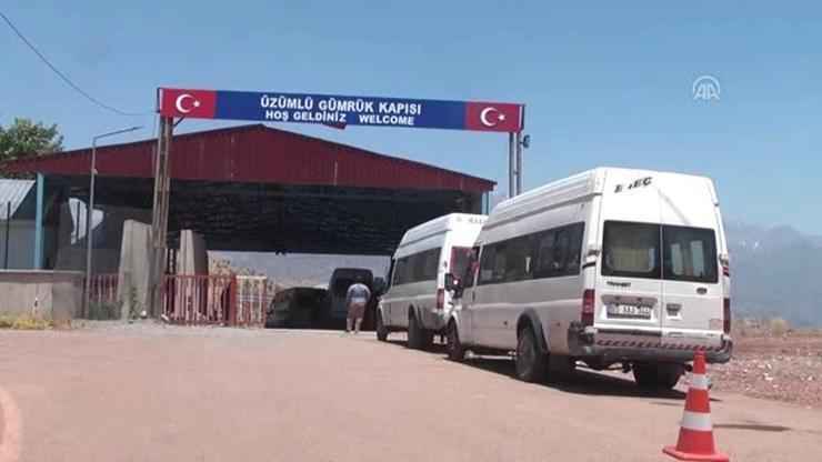 Iraka açılan Üzümlü Gümrük Kapısı, giriş- çıkışlara kapatıldı