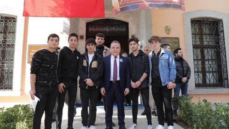 Atatürkün Antalyaya gelişinin 90. yıldönümü kutlandı