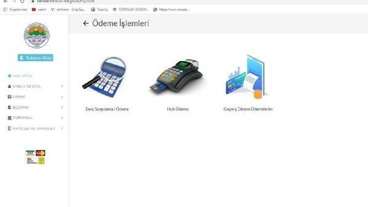 Toroslar Belediyesinden online hizmet